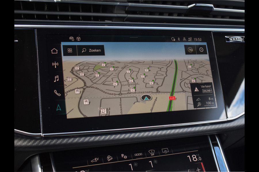 Audi Q8 60 TFSI e quattro Pro Line S Competition | PANORAMADAK | 4 WIEL BESTURING | ALCANTARE HEMEL | AMBIANCE VERLICHTING | MASSAGE STO