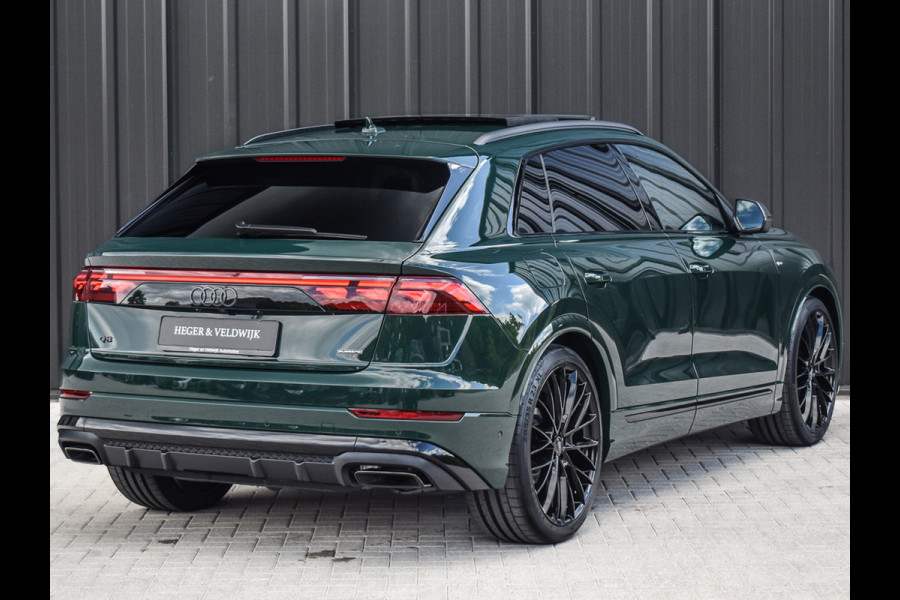 Audi Q8 60 TFSI e quattro Pro Line S Competition | PANORAMADAK | 4 WIEL BESTURING | ALCANTARE HEMEL | AMBIANCE VERLICHTING | MASSAGE STO