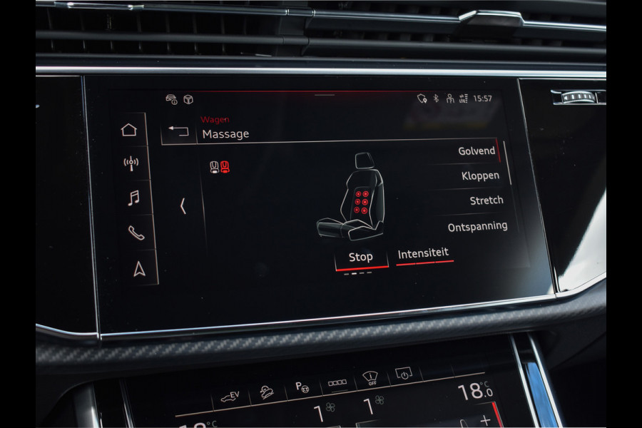 Audi Q8 60 TFSI e quattro Pro Line S Competition | PANORAMADAK | 4 WIEL BESTURING | ALCANTARE HEMEL | AMBIANCE VERLICHTING | MASSAGE STO