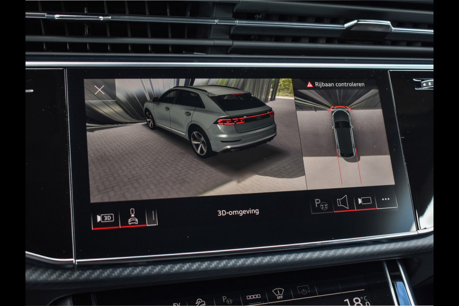 Audi Q8 60 TFSI e quattro Pro Line S Competition | PANORAMADAK | 4 WIEL BESTURING | ALCANTARE HEMEL | AMBIANCE VERLICHTING | MASSAGE STO