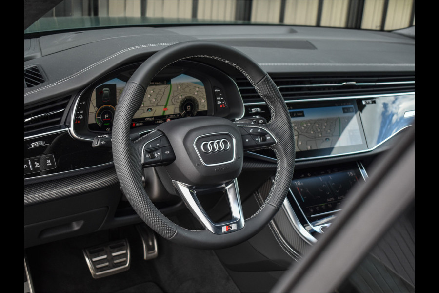 Audi Q8 60 TFSI e quattro Pro Line S Competition | PANORAMADAK | 4 WIEL BESTURING | ALCANTARE HEMEL | AMBIANCE VERLICHTING | MASSAGE STO