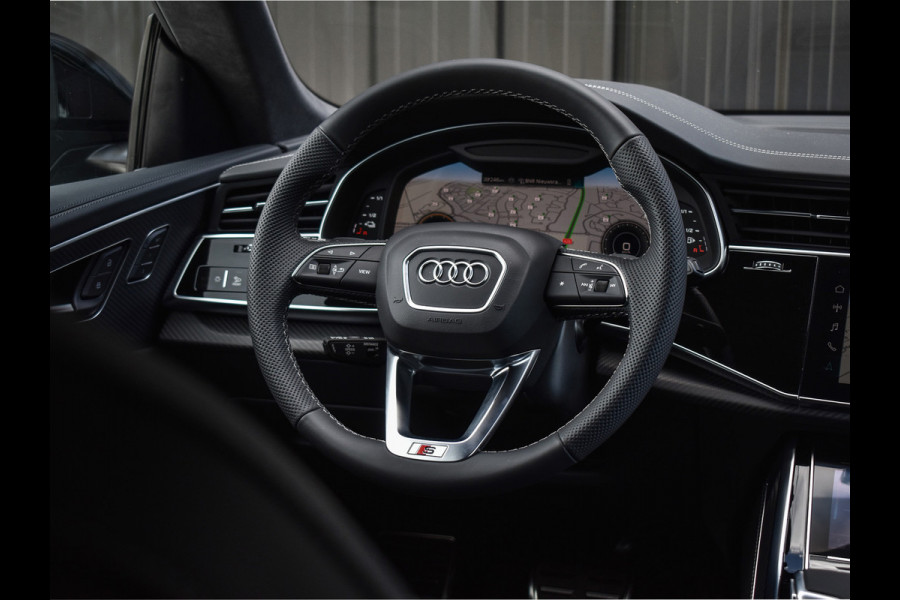 Audi Q8 60 TFSI e quattro Pro Line S Competition | PANORAMADAK | 4 WIEL BESTURING | ALCANTARE HEMEL | AMBIANCE VERLICHTING | MASSAGE STO