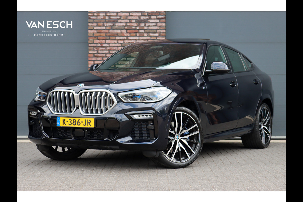 BMW X6 xDrive40i High Executive M Sport Aut8 | ACC | Carbon | Panoramadak | Memory | Surround Camera | Iconic Glow | Laser | HUD | Merino Leder | Trekhaak | Verwarmd Stuurwiel | BMW X6 xDrive40i High Executive M Sport Aut8 | ACC | Carbon | Panoramadak | Memory | Surround Camera | Iconic Glow | Laser | HUD | Merino Leder | Trekhaak | Verwarmd Stuurwiel |