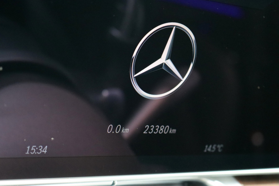 Mercedes-Benz S-Klasse 450d 4MATIC Lang AMG Line Aut9 | Airmatic | Chauffeurspakket | Achterasbesturing | Augmented HUD | Distronic+ | Burmester | Exclusief Nappa Leder | 3D-Display | Vlakkenverwarming | Zonweringspakket |