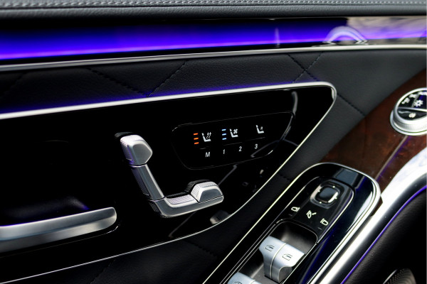 Mercedes-Benz S-Klasse 450d 4MATIC Lang AMG Line Aut9 | Airmatic | Chauffeurspakket | Achterasbesturing | Augmented HUD | Distronic+ | Burmester | Exclusief Nappa Leder | 3D-Display | Vlakkenverwarming | Zonweringspakket |