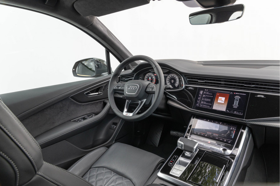 Audi Q7 60 TFSI-e 490pk Quattro Pano Carbon S-stoelen Advanced Onderstel Nachtzicht B&O