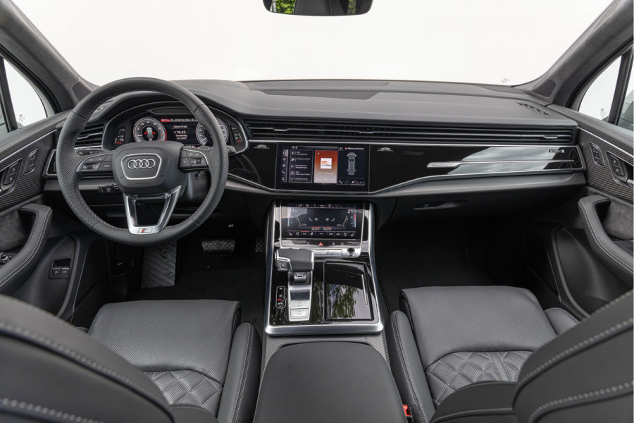 Audi Q7 60 TFSI-e 490pk Quattro Pano Carbon S-stoelen Advanced Onderstel Nachtzicht B&O