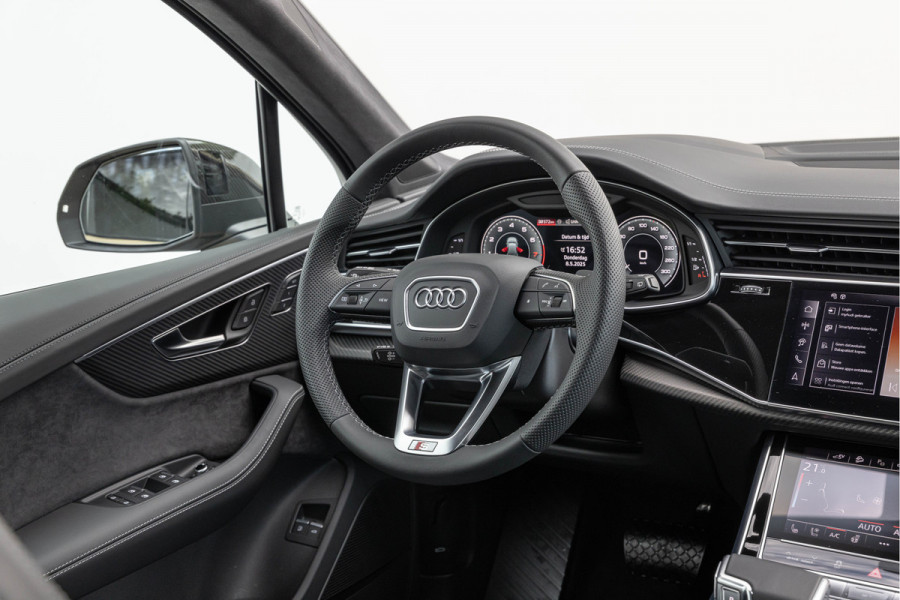 Audi Q7 60 TFSI-e 490pk Quattro Pano Carbon S-stoelen Advanced Onderstel Nachtzicht B&O