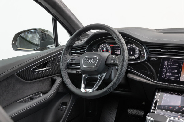 Audi Q7 60 TFSI-e 490pk Quattro Pano Carbon S-stoelen Advanced Onderstel Nachtzicht B&O