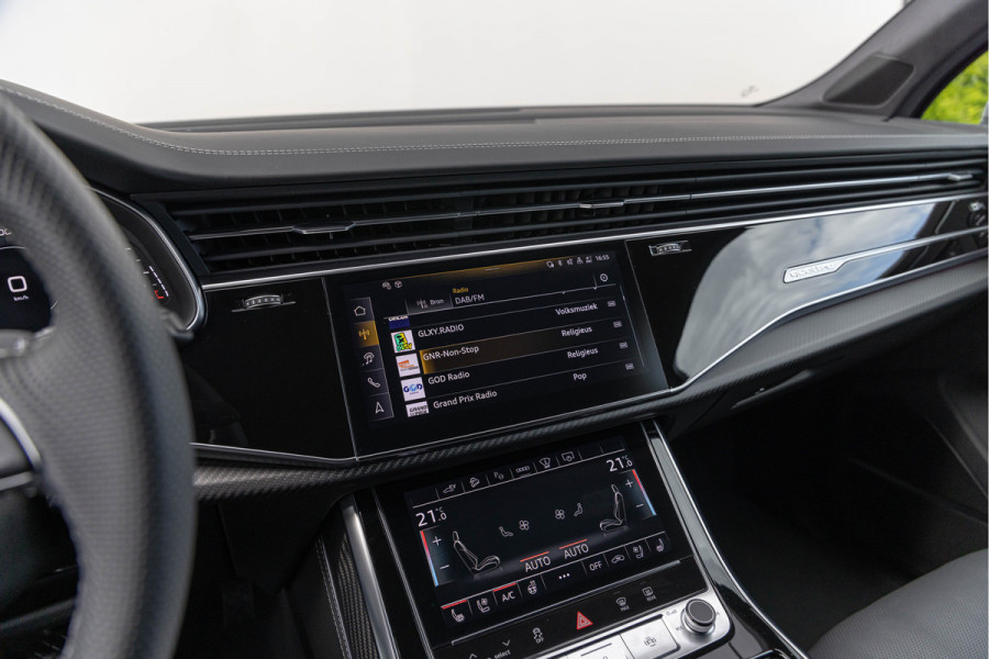 Audi Q7 60 TFSI-e 490pk Quattro Pano Carbon S-stoelen Advanced Onderstel Nachtzicht B&O