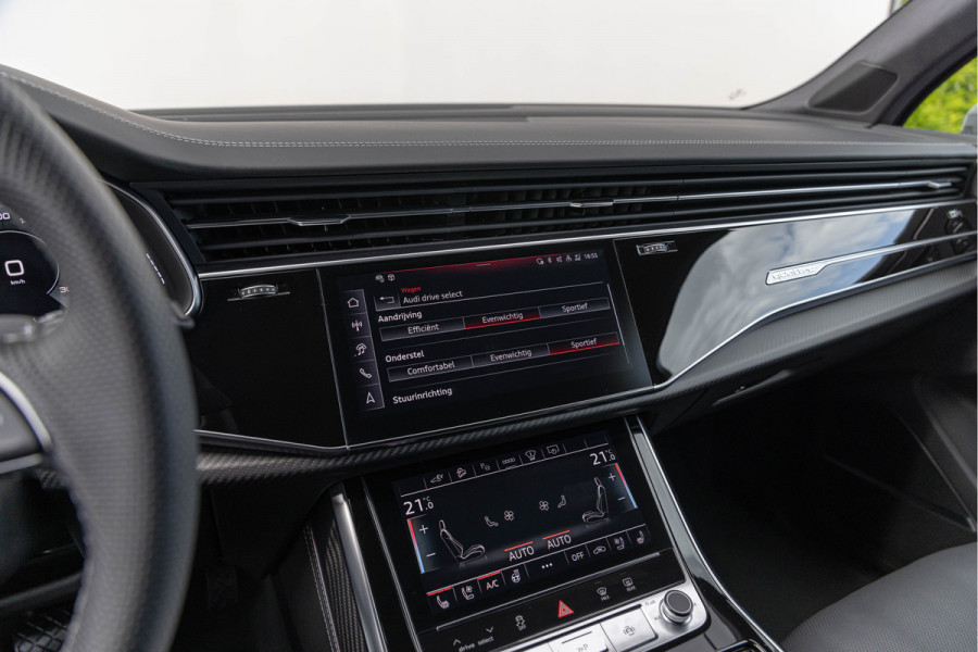 Audi Q7 60 TFSI-e 490pk Quattro Pano Carbon S-stoelen Advanced Onderstel Nachtzicht B&O