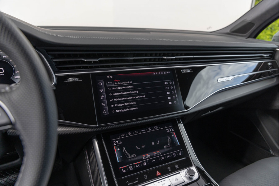 Audi Q7 60 TFSI-e 490pk Quattro Pano Carbon S-stoelen Advanced Onderstel Nachtzicht B&O