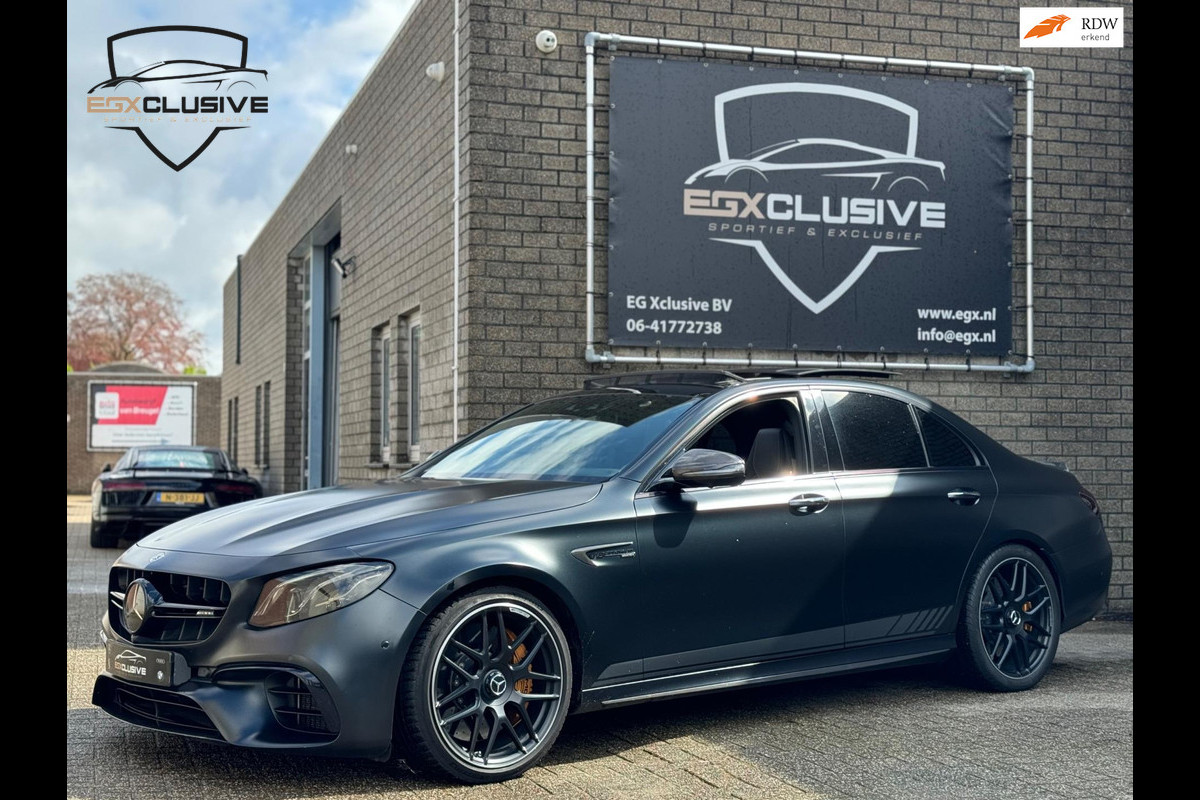 Mercedes-Benz E-Klasse AMG E63 S 4MATIC+ Edition1 Ceramic/Schaal/Carbon/Pano Mercedes-Benz E-Klasse AMG E63 S 4MATIC+ Edition1 Ceramic/Schaal/Carbon/Pano