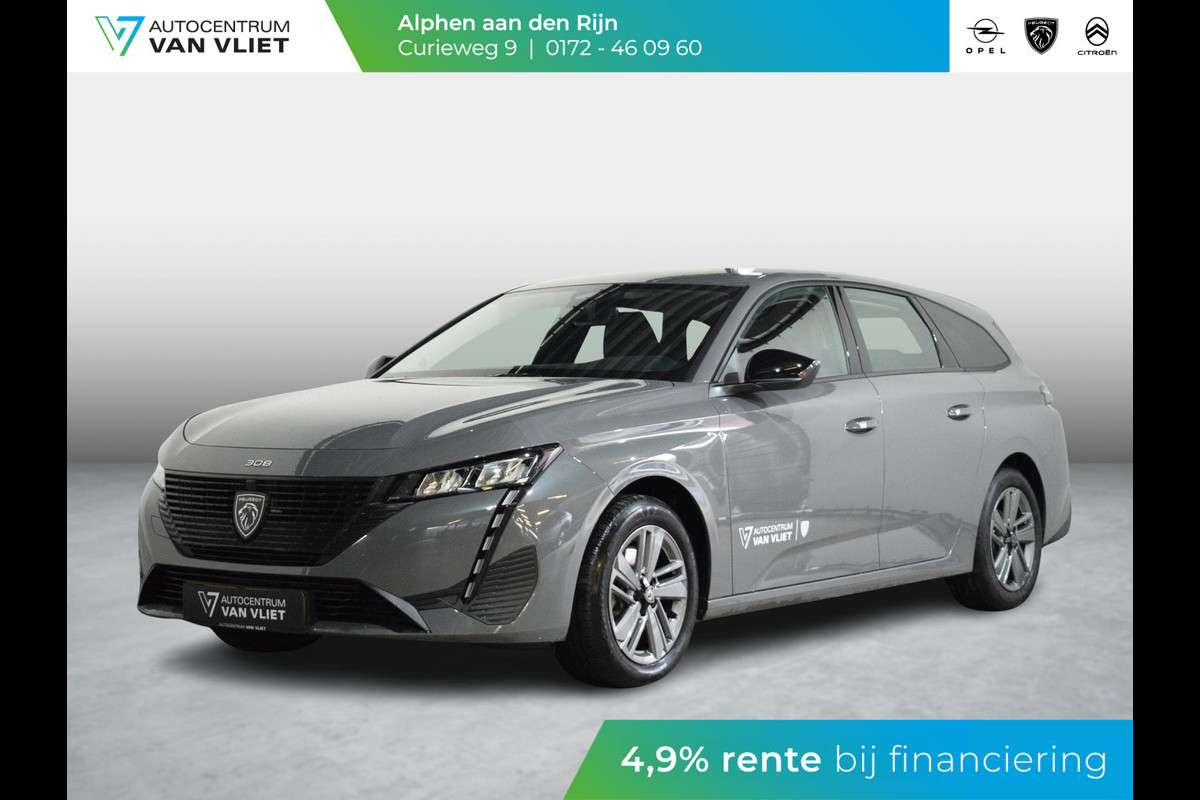 Peugeot 308 SW 1.2 Hybrid 136 e-DCS6 Active Pack Business NAVIGATIE | CARPLAY | PARKEERSENSOREN | E.C.C. | 4.639km Peugeot 308 SW 1.2 Hybrid 136 e-DCS6 Active Pack Business NAVIGATIE | CARPLAY | PARKEERSENSOREN | E.C.C. | 4.639km