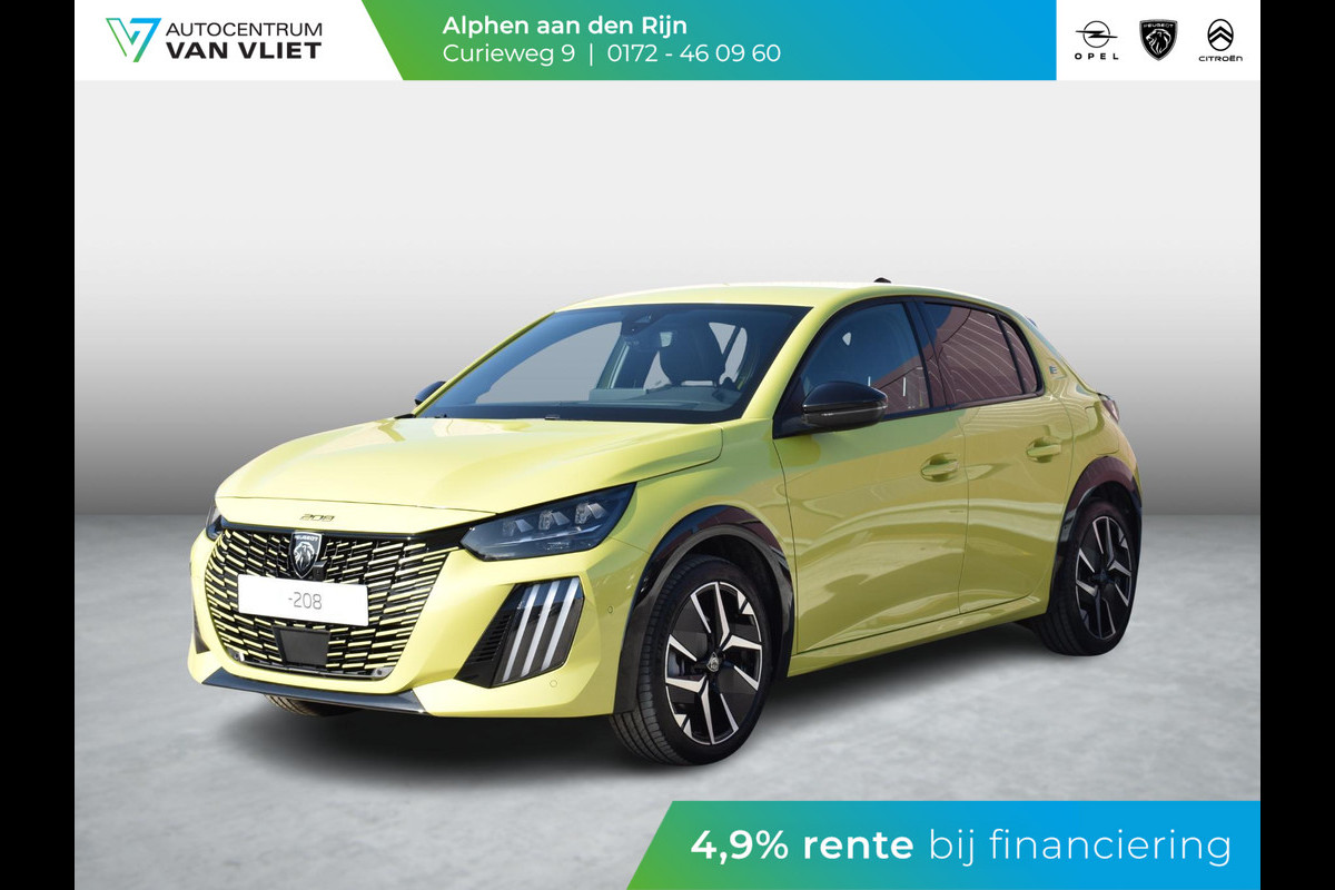 Peugeot e-208 EV GT 51 kWh UIT VOORRAAD LEVERBAAR | NAVIGATIE | CARPLAY | ACHTERUITRIJCAMERA MET SENSOREN | MASSAGESTOELEN | STOELVERWARMING | Peugeot e-208 EV GT 51 kWh UIT VOORRAAD LEVERBAAR | NAVIGATIE | CARPLAY | ACHTERUITRIJCAMERA MET SENSOREN | MASSAGESTOELEN | STOELVERWARMING |