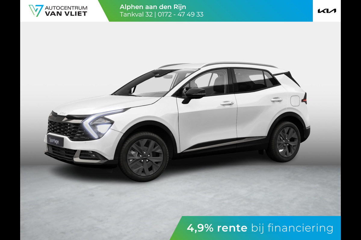 Kia Sportage 1.6 T-GDi Plug-in Hybrid AWD Dark Edition | 19inch Lichtmetalen velgen | Apple Carplay | Android Auto | Keyless Kia Sportage 1.6 T-GDi Plug-in Hybrid AWD Dark Edition | 19inch Lichtmetalen velgen | Apple Carplay | Android Auto | Keyless