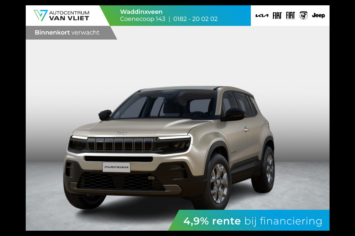 Jeep Avenger e-Hybride Longitude | Automaat | Airco | Cruise | 16" | PDC Jeep Avenger e-Hybride Longitude | Automaat | Airco | Cruise | 16" | PDC