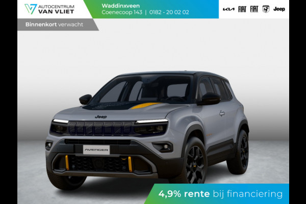 Jeep Avenger 1.2T 4xe The North Face | Schuif/Kanteldak | Clima | Apple Carplay | Adapt. Cruise | Elektr. A-Klep | Keyless | Navi | Stoel&Stuurverwarming