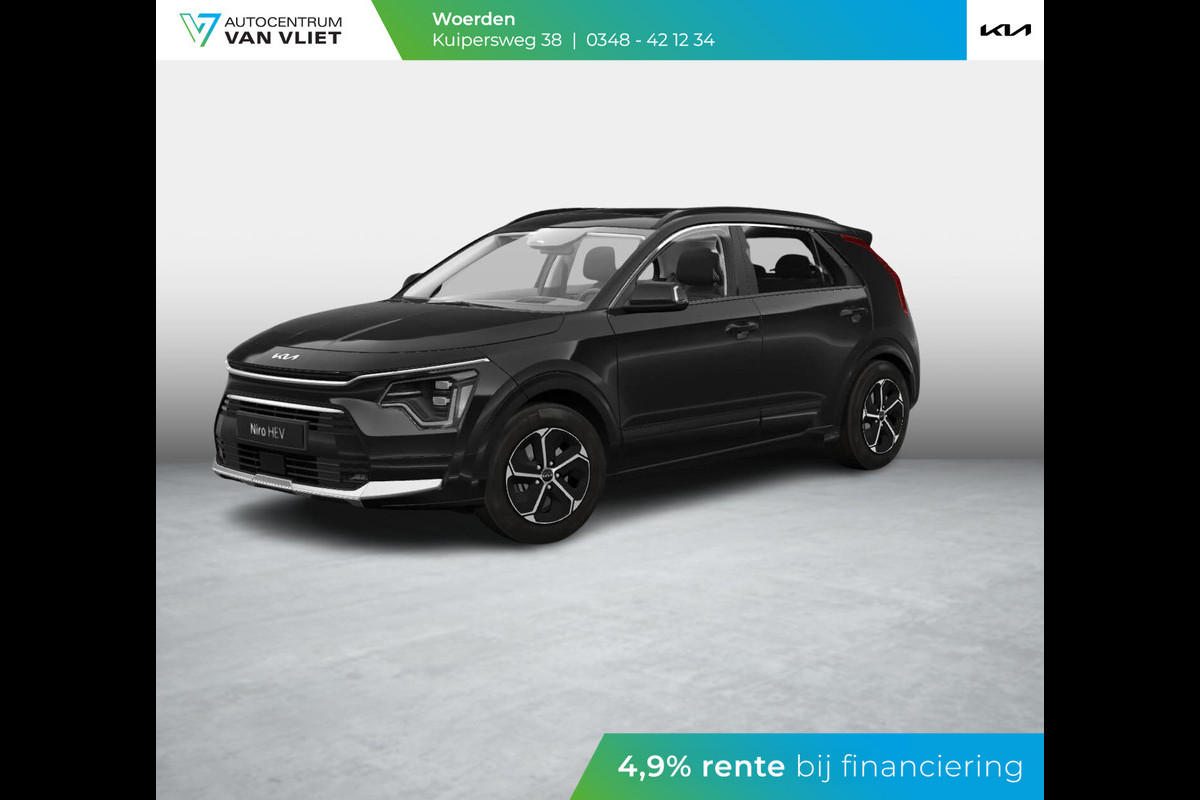 Kia Niro 1.6 GDi Hybrid DynamicPlusLine | LED | Clima | Navi | Carplay | Stoel-/stuurverwarming | Schuif-/kanteldak | Head-up display Kia Niro 1.6 GDi Hybrid DynamicPlusLine | LED | Clima | Navi | Carplay | Stoel-/stuurverwarming | Schuif-/kanteldak | Head-up display