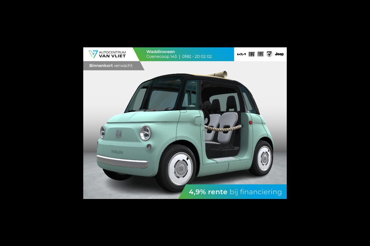 Fiat TOPOLINO Dolcevita | Binnenkort beschikbaar voor proefritten | Actieradius 75km Fiat TOPOLINO Dolcevita | Binnenkort beschikbaar voor proefritten | Actieradius 75km