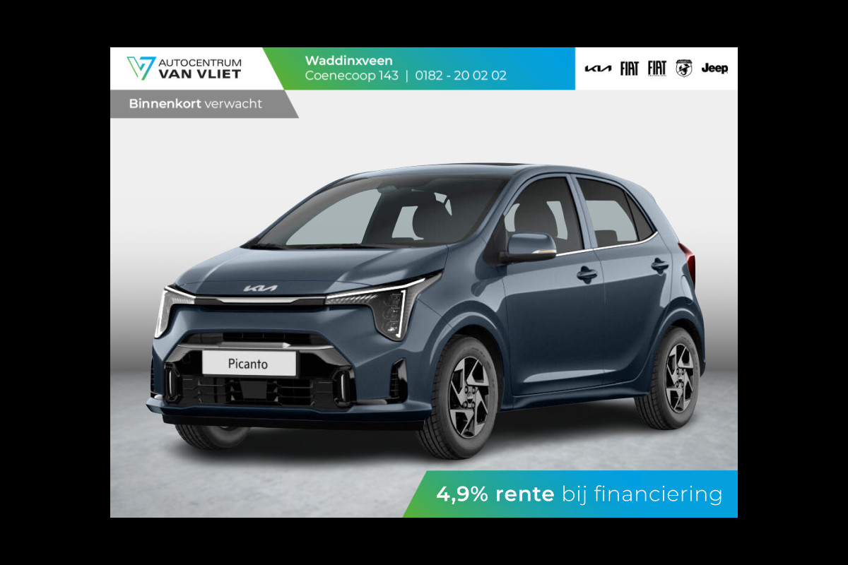 Kia Picanto 1.0 DPI DynamicPlusLine ANWB Private Lease v.a. € 259,- | Automaat | MY25 | Kia Picanto 1.0 DPI DynamicPlusLine ANWB Private Lease v.a. € 259,- | Automaat | MY25 |