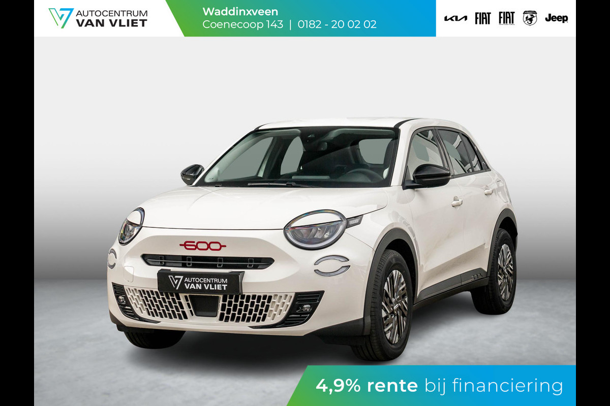 Fiat 600E RED 54 kWh | Mega scherpe Prijs, zolang de voorraad strekt ! | Gratis Wallbox Fiat 600E RED 54 kWh | Mega scherpe Prijs, zolang de voorraad strekt ! | Gratis Wallbox