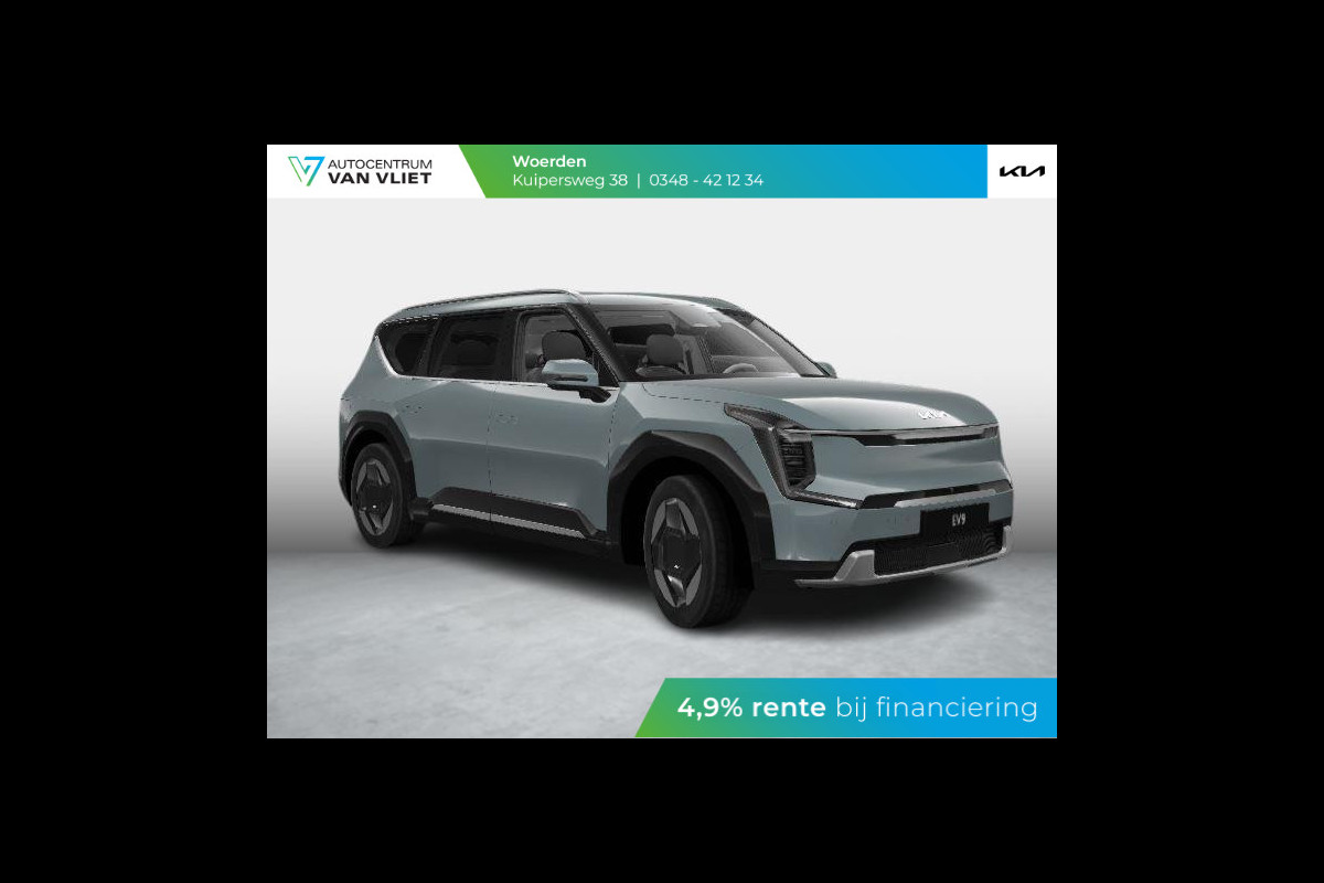Kia EV9 Air 99.8 kWh | Clima | Navi | 7-pers. | Adapt. Cruise | Stoel-/stuurverwarming | Elek. stoelen | 360 camera Kia EV9 Air 99.8 kWh | Clima | Navi | 7-pers. | Adapt. Cruise | Stoel-/stuurverwarming | Elek. stoelen | 360 camera
