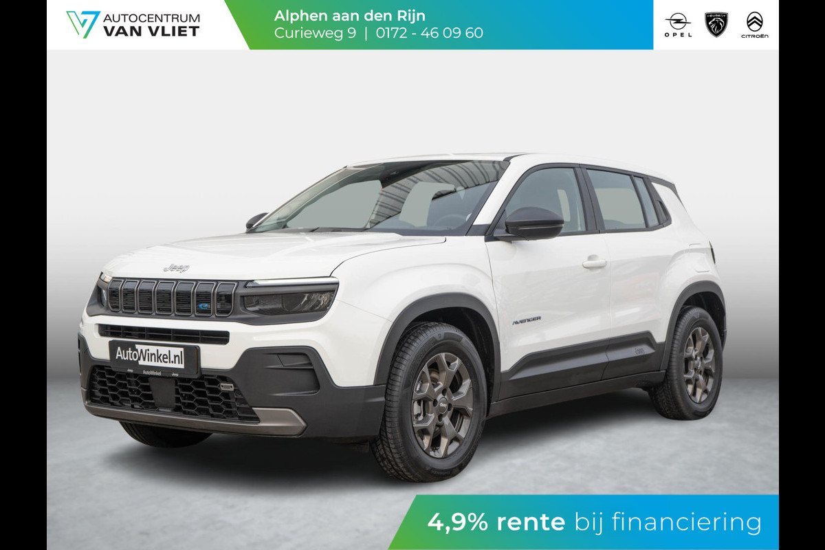 Jeep Avenger Longitude Business Pack 54 kWh | WINTER PACK | CARPLAY | E.C.C. Jeep Avenger Longitude Business Pack 54 kWh | WINTER PACK | CARPLAY | E.C.C.