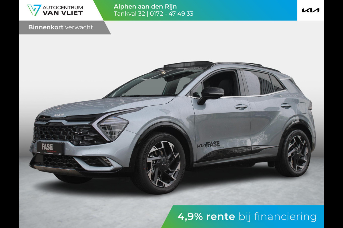 Kia Sportage 1.6 T-GDi Plug-in Hybrid AWD GT-Line Kia Sportage 1.6 T-GDi Plug-in Hybrid GT-Line | Clima | Stoel-/stuurverwarming | Schuif-/kanteldak | Carplay | Navi | Adapt. Cruise | 19'' Kia Sportage 1.6 T-GDi Plug-in Hybrid AWD GT-Line Kia Sportage 1.6 T-GDi Plug-in Hybrid GT-Line | Clima | Stoel-/stuurverwarming | Schuif-/kanteldak | Carplay | Navi | Adapt. Cruise | 19''