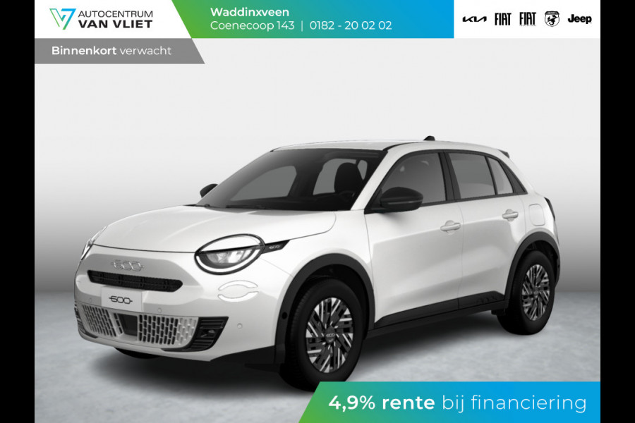 Fiat 600 1.2 Hybrid Urban | Automaat | PDC | Cruise | Airco | Apple Carplay