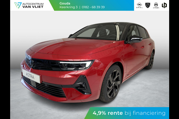 Opel Astra 1.6 TURBO Hybrid 180pk Level 4 (GS) Opel Astra 1.6 TURBO  Hybrid 180pk Level 4 (GS) | Ultimate pack | Navigatie Pro | Adaptive LED | Climate Control met Intelli-Air | Head-up Display |  Panorama Schuif/kantel dak | Winter Pack | 7,4 kW boordlader |