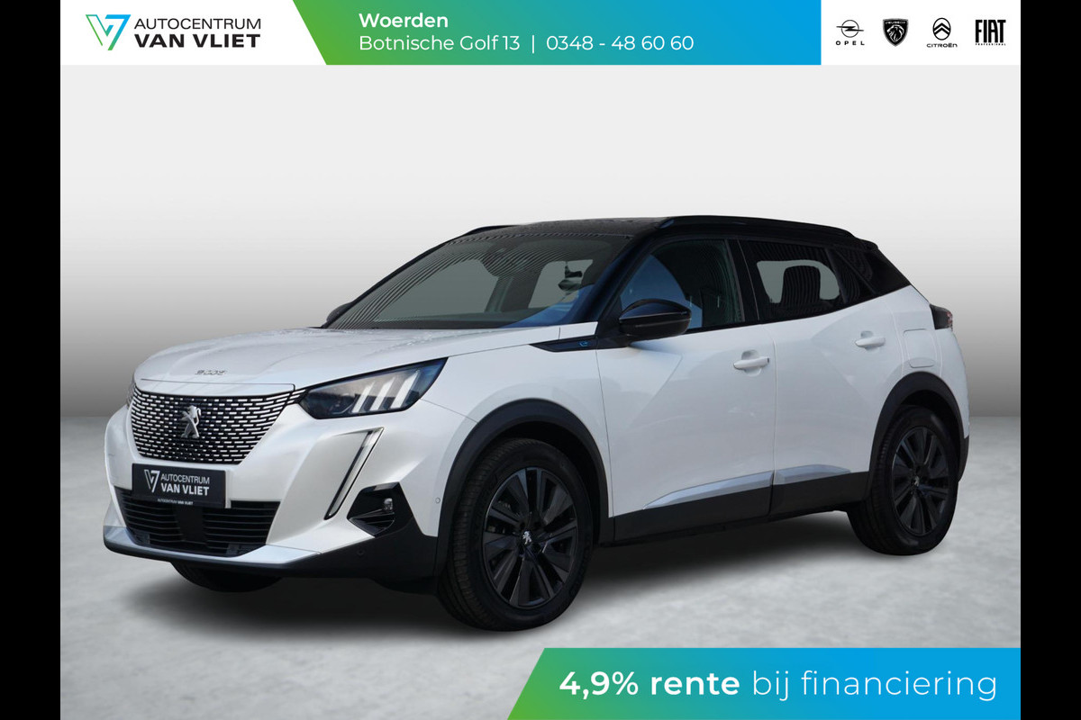 Peugeot e-2008 EV GT Pack 50 kWh Panoramadak | Alcantara Leder interieur Peugeot e-2008 EV GT Pack 50 kWh Panoramadak | Alcantara Leder interieur