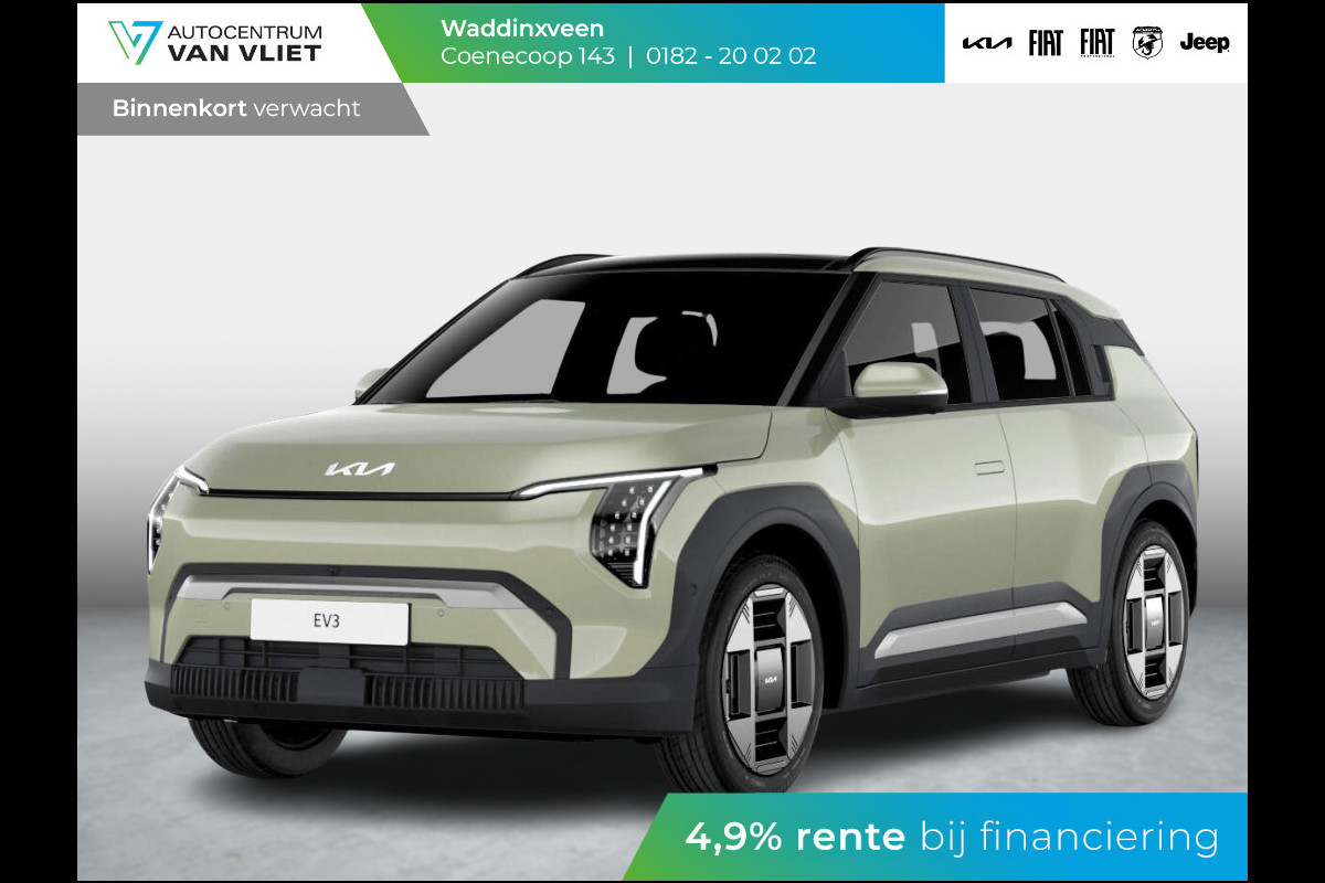 Kia EV3 Plus Advanced 81.4 kWh ANWB Private Lease v.a. € 599,- | Snelle Levering | 600km Rijbereik | Navi | 19" | Adapt. Cruise | Clima | Schuif/Kanteldak | Stoel&Stuurverw. | Priv Glass | BSM | Harman Kardon | Kia EV3 Plus Advanced 81.4 kWh ANWB Private Lease v.a. € 599,- | Snelle Levering | 600km Rijbereik | Navi | 19" | Adapt. Cruise | Clima | Schuif/Kanteldak | Stoel&Stuurverw. | Priv Glass | BSM | Harman Kardon |