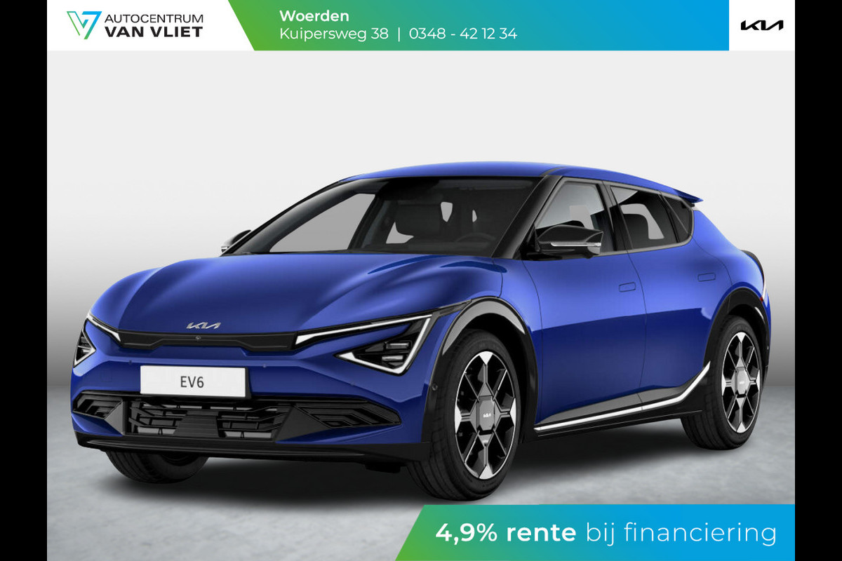 Kia Ev6 Light Edition 63 kWh l Yacht Blue l 428 km Actieradius Kia Ev6 Light Edition 63 kWh l Yacht Blue l 428 km Actieradius