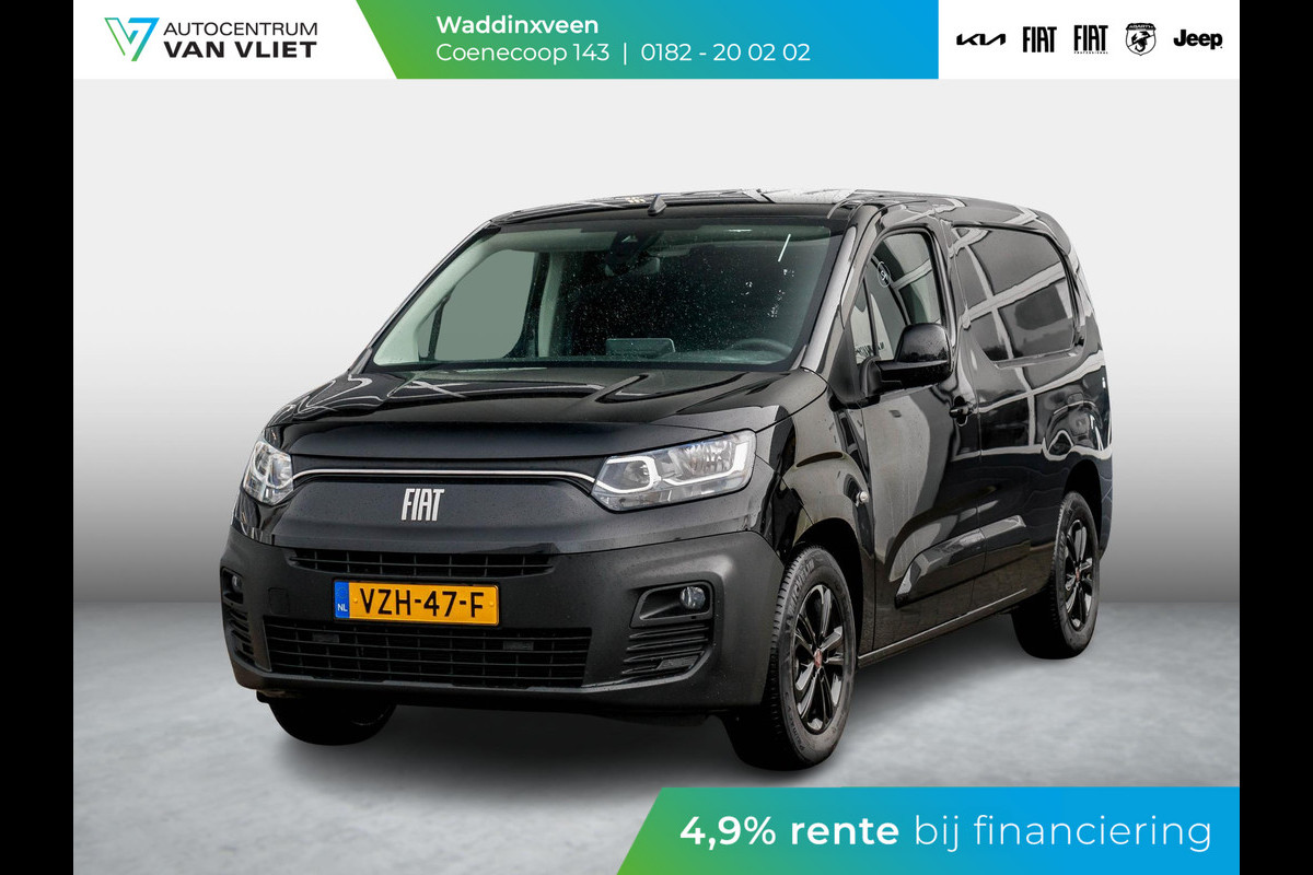 Fiat E-Doblò 136 L2 50 kWh | Clima | 16" | Camera | PDC | Laadruimte pakket | Apple Carplay | Look pakket Fiat E-Doblò 136 L2 50 kWh | Clima | 16" | Camera | PDC | Laadruimte pakket | Apple Carplay | Look pakket