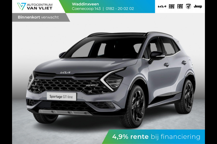 Kia Sportage 1.6 T-GDi Plug-in Hybrid AWD GT-PlusLine | Levering Mei | CarPlay | Stoelkoeling | Stoel-/stuurverwarming | Schuif-/kanteldak | PDC | LED | Navi | Camera | 19''