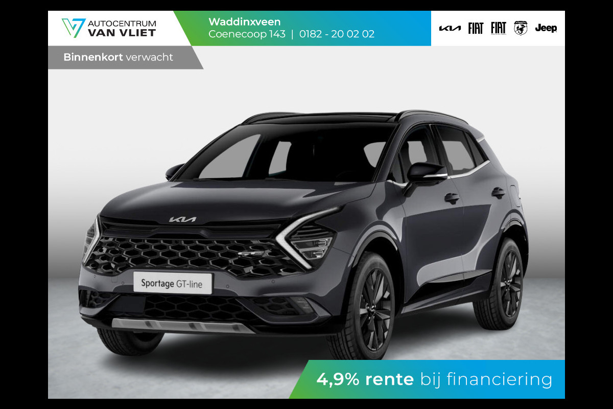 Kia Sportage 1.6 T-GDi Hybrid GT-Line Limited Edition l GT-line exterieur l Navigatie l Keyless go l 18 inch GT velgen l levering Juli l Prijs bij particuliere verkoop incl. inruilpremie Kia Sportage 1.6 T-GDi Hybrid GT-Line Limited Edition l GT-line exterieur l Navigatie l Keyless go l 18 inch GT velgen l levering Juli l Prijs bij particuliere verkoop incl. inruilpremie