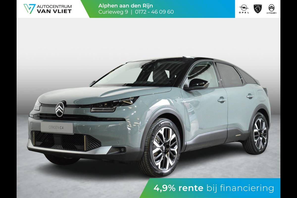 Citroën Ë-C4 Max 156pk Extended range 54 kWh Citroen Ë-C4 Max 54 kWh NAVIGATIE | CARPLAY | ACHTERUITRIJCAMERA MET SENSOREN | E.C.C. | STOELVERWARMING | Citroën Ë-C4 Max 156pk Extended range 54 kWh Citroen Ë-C4 Max 54 kWh NAVIGATIE | CARPLAY | ACHTERUITRIJCAMERA MET SENSOREN | E.C.C. | STOELVERWARMING |