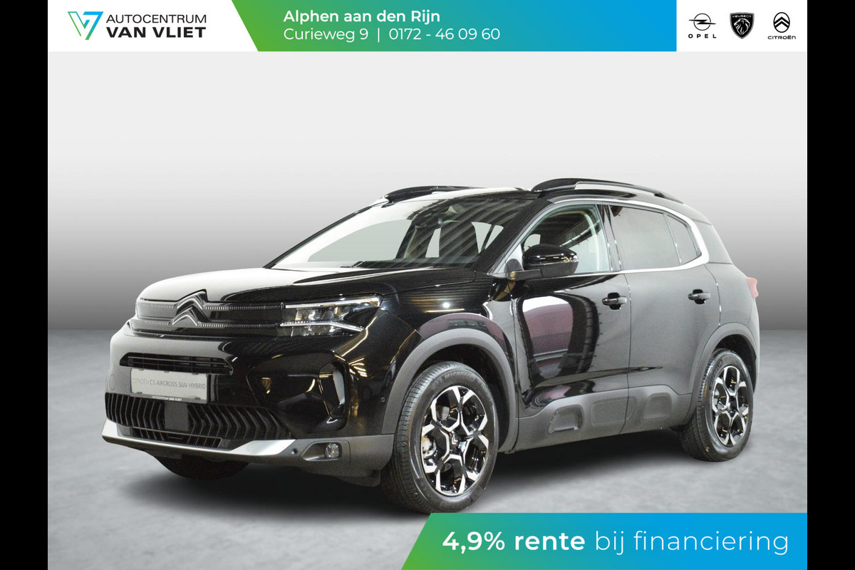 Citroën C5 Aircross 1.2 Hybrid 136 Max NAVIGATIE | CARPLAY | E.C.C. | STOELVERWARMING | ACHTERUITRIJCAMERA MET SENSOREN | UIT VOORRAAD LEVERBAAR Citroën C5 Aircross 1.2 Hybrid 136 Max NAVIGATIE | CARPLAY | E.C.C. | STOELVERWARMING | ACHTERUITRIJCAMERA MET SENSOREN | UIT VOORRAAD LEVERBAAR