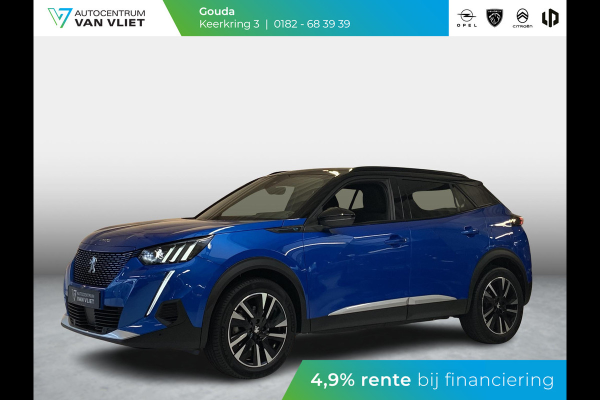 Peugeot e-2008 EV GT 50kWh 136pk 3-FASE Alcantara | Navigatie | Elektrisch bedienbare bestuurdersstoel | Stoelverwarming | Warmtepomp | Achteruitrijcamera Peugeot e-2008 EV GT 50kWh 136pk 3-FASE Alcantara | Navigatie | Elektrisch bedienbare bestuurdersstoel | Stoelverwarming | Warmtepomp | Achteruitrijcamera