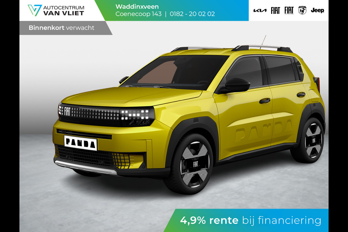 Fiat Grande Panda La Prima 44 kWh | Clima | Cruise | Camera | Apple Carplay | 17" | Navi | Winter Pack Fiat Grande Panda La Prima 44 kWh | Clima | Cruise | Camera | Apple Carplay | 17" | Navi | Winter Pack