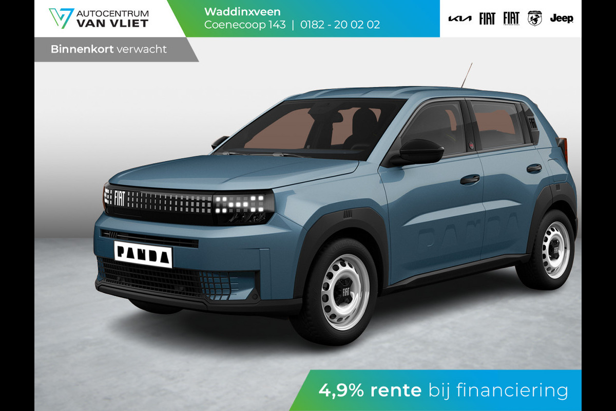Fiat Grande Panda Red 44 kWh | Airco | Cruise | Apple Carplay | 16" | PDC Fiat Grande Panda Red 44 kWh | Airco | Cruise | Apple Carplay | 16" | PDC
