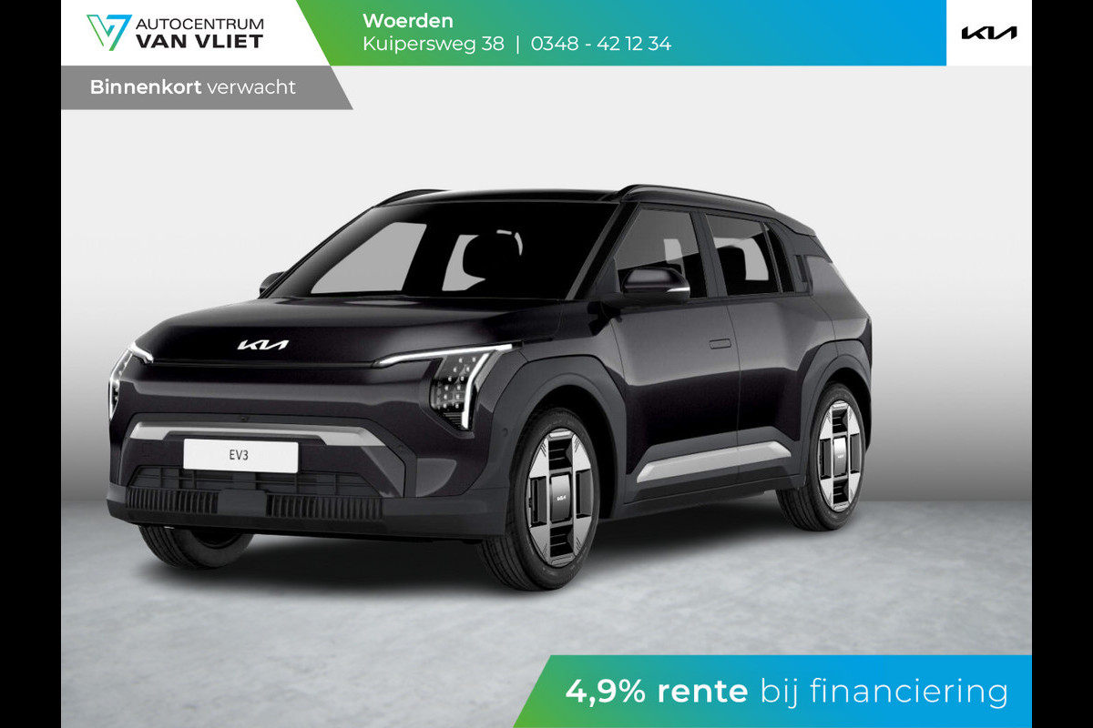 Kia EV3 Plus 58.3 kWh | Levering Juni| Navi | 17" | Adapt. Cruise | Clima | PDC | Dakrails | Stoel&Stuurverw. | Priv Glass | BSM | Private Lease € 516,- Actie ! Kia EV3 Plus 58.3 kWh | Levering Juni| Navi | 17" | Adapt. Cruise | Clima | PDC | Dakrails | Stoel&Stuurverw. | Priv Glass | BSM | Private Lease € 516,- Actie !