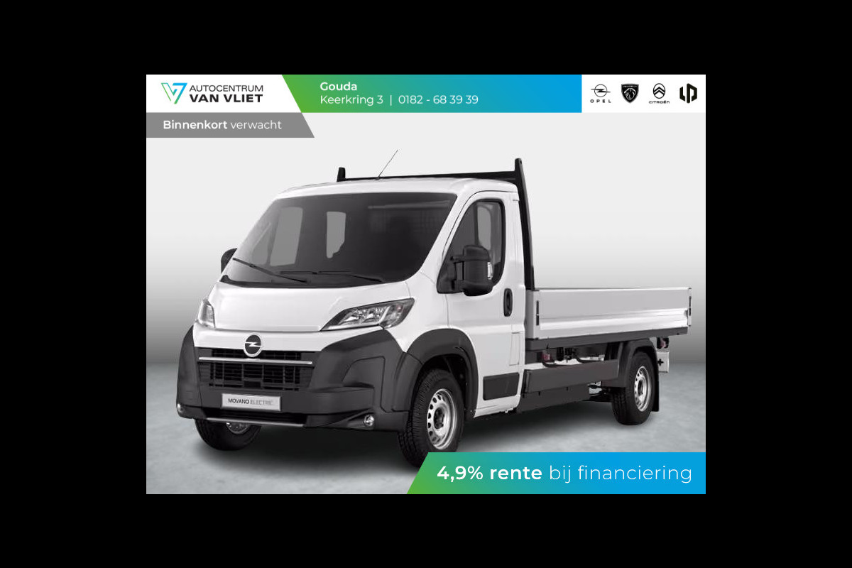 Opel Movano Electric 4.25t L3 Zwaar 110 kWh | Open laadbak | 420km WLTP actieradius | Opel Movano Electric 4.25t L3 Zwaar 110 kWh | Open laadbak | 420km WLTP actieradius |
