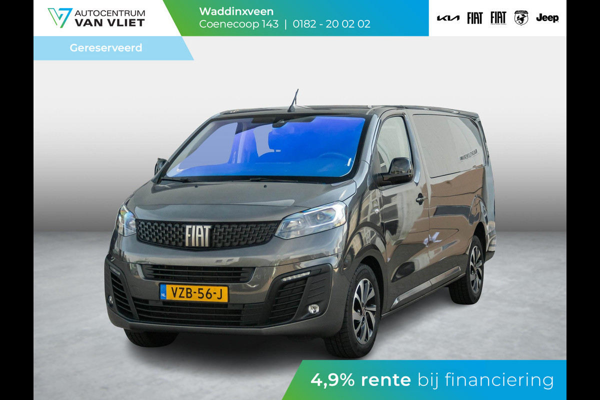 Fiat Scudo 2.0 MultiJet 145 L3 DC | Laadruimte Pack | Trekhaak | LED Fiat Scudo 2.0 MultiJet 145 L3 DC | Laadruimte Pack | Trekhaak | LED