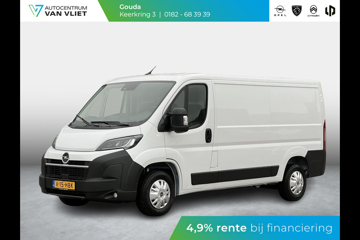 Opel Movano L2H1 120 Pk. | trekhaak | camera | betimmering | digitale binnenspiegel | dodehoek detectie | parkeersensoren rondom | rijklaarprijs