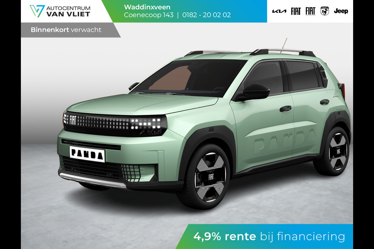 Fiat Grande Panda La Prima 44 kWh | Clima | Cruise | Camera | Apple Carplay | 17" | Navi | Winter Pack Fiat Grande Panda La Prima 44 kWh | Clima | Cruise | Camera | Apple Carplay | 17" | Navi | Winter Pack