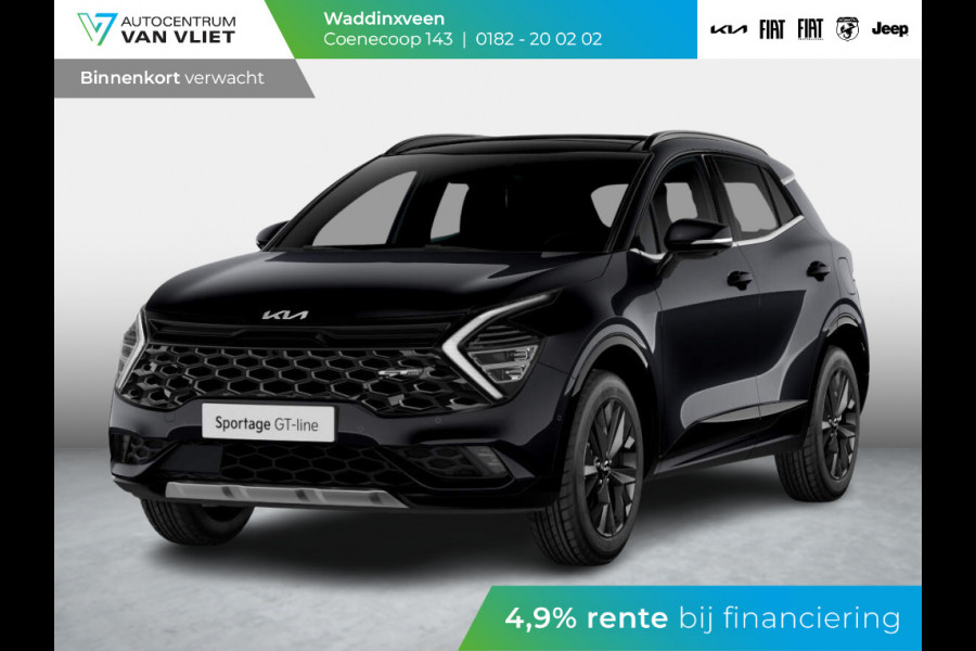Kia Sportage 1.6 T-GDi Hybrid GT-Line | Levering Juni | Clima | Stoel-/stuurverwarming | Schuif-/kanteldak | Carplay | Navi | Adapt. Cruise | 18''