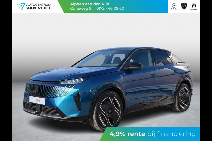 Peugeot E-3008 GT Avantage 73 kWh WARMTEPOMP | 360 CAMERA MET SENSOREN | NAVIGATIE / CARPLAY | UIT VOORRAAD LEVERBAAR
