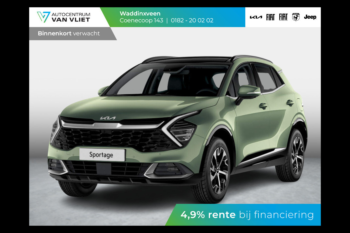 Kia Sportage 1.6 T-GDi Plug-in Hybrid AWD DynamicPlusLine | Levering Mei | Schuif/Kanteldak | Winter Pack Kia Sportage 1.6 T-GDi Plug-in Hybrid AWD DynamicPlusLine | Levering Mei | Schuif/Kanteldak | Winter Pack